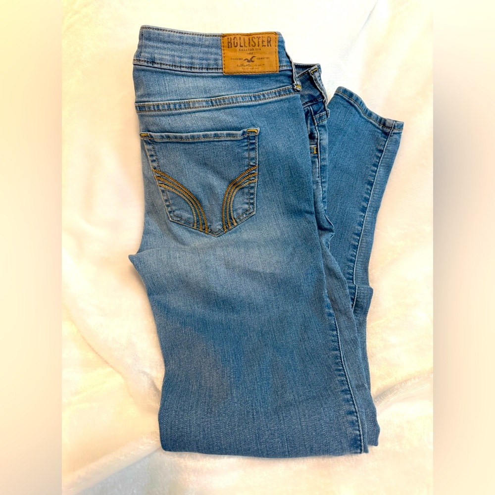 Hollister Women's Skinny Jeans - Denim Blue